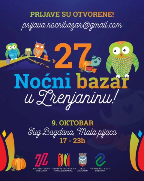Fotografija: Sledeći Noćni bazar u Zrenjaninu 9. oktobra