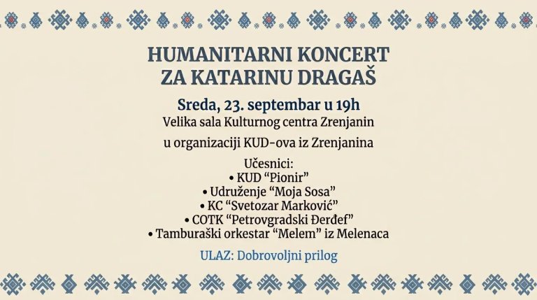 Fotografija: Humanitarni koncert za Katarinu Dragaš