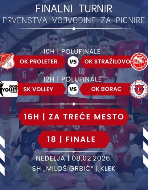 finale prvenstva vojvodine za odbojkaše