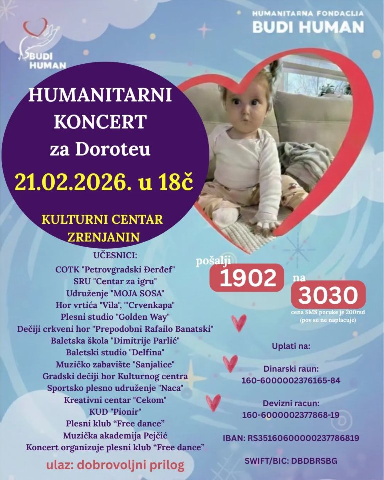 humanitarni koncert za doroteu