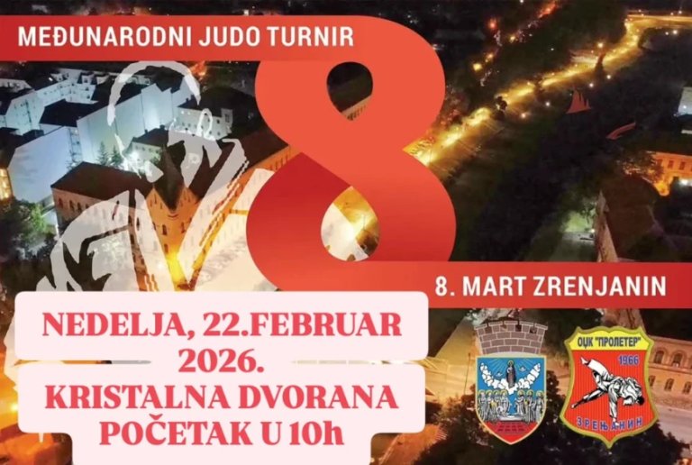 Fotografija: Međunarodni džudo turnir u Zrenjaninu u nedelju