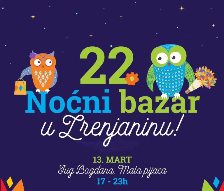 Uskoro 22. Noćni bazar u Zrenjaninu