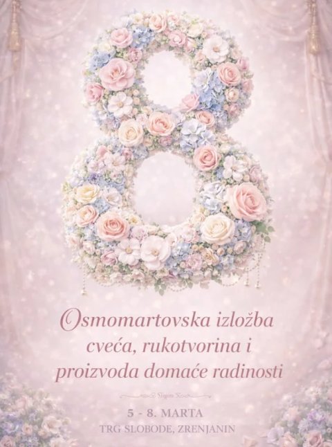 osmomartovska izložba cveća