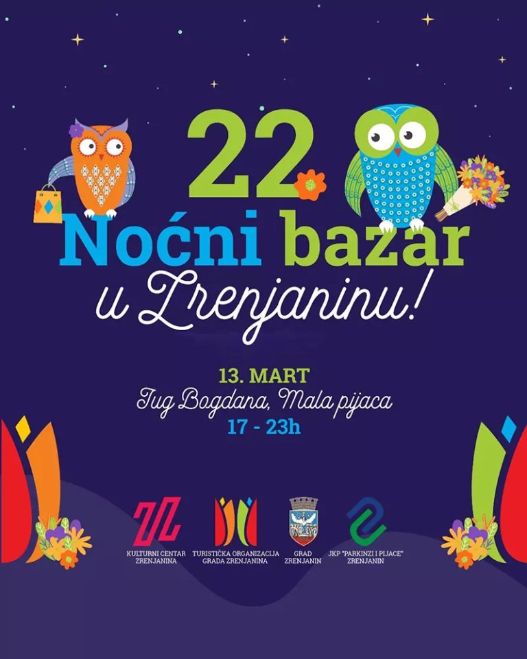 22. noćni bazar u zrenjaninu