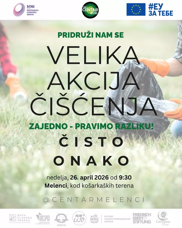 akcija čišćenja u melencima