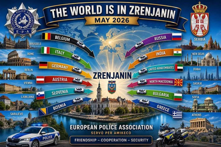 Fotografija: Zrenjanin i Beograd domaćini Skupštine Evropske policijske asocijacije