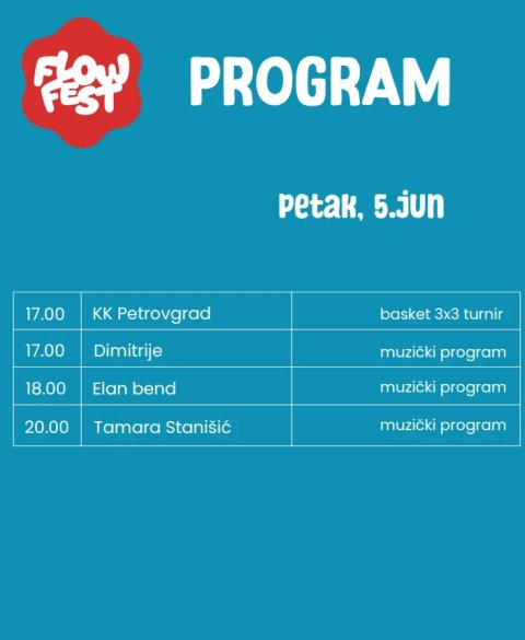 Fotografija 1 od 3: Flow fest Šumica - novi porodični festival u Zrenjaninu (program)