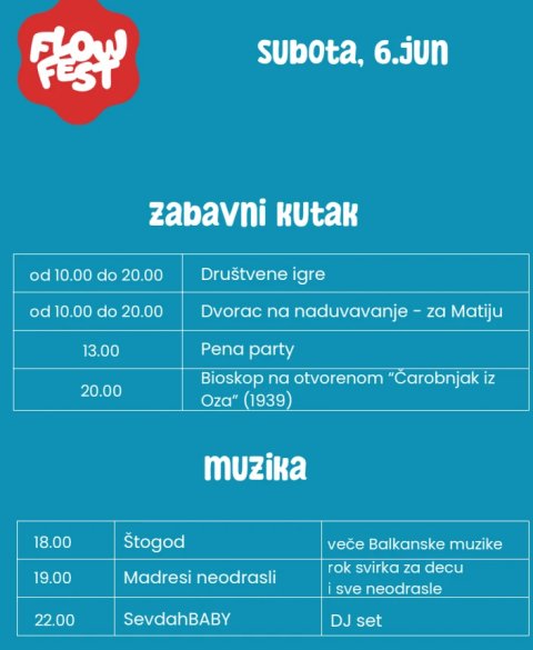 Fotografija: Flow fest Šumica - novi porodični festival u Zrenjaninu (program)
